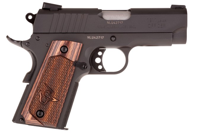 Taurus 1911 Officer 45 ACP Semi-Auto Pistol - Item #: TA1911OBALT1 / MFG Model #: 1-191101OFC-ALT1 / UPC: 725327931713 - 1911 OFFICER 45ACP BLK 3.5" WD 1-191101OFC-ALT1 | 6+1