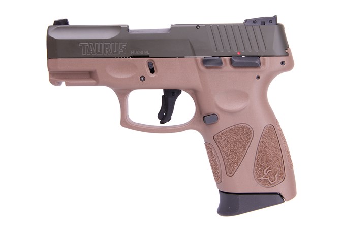 Taurus G2C 9mm Semi-Auto Pistol - Item #: TAG2CODGBR / MFG Model #: 1-G2C93B-12B / UPC: 725327620013 - G2C 9MM OD GRN/BROWN 3.2" 12+1 1-G2C93B-12B
