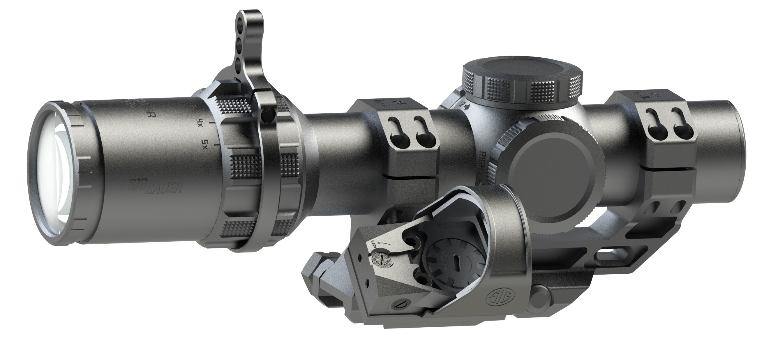 Sig Sauer Tango-MRS Compact Rifle Scope 1-6x24 30mm SFP BDC6 Illum. Black with Romeo 1 Red Dot - Sig Sauer - 24MM for sale at TheGunDock