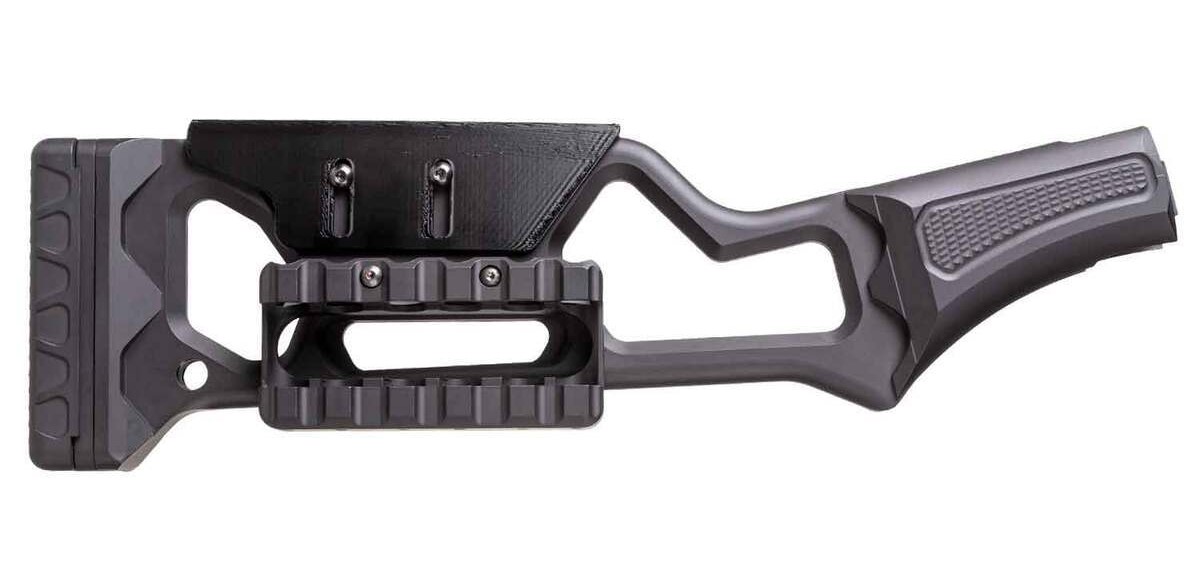 Tapco TAP22089 Tactical Henry Stock Fits Henry Model X in 45-70 Adjustable Cheek Rest Ambi Univeral Ammo Quiver For 45-70 