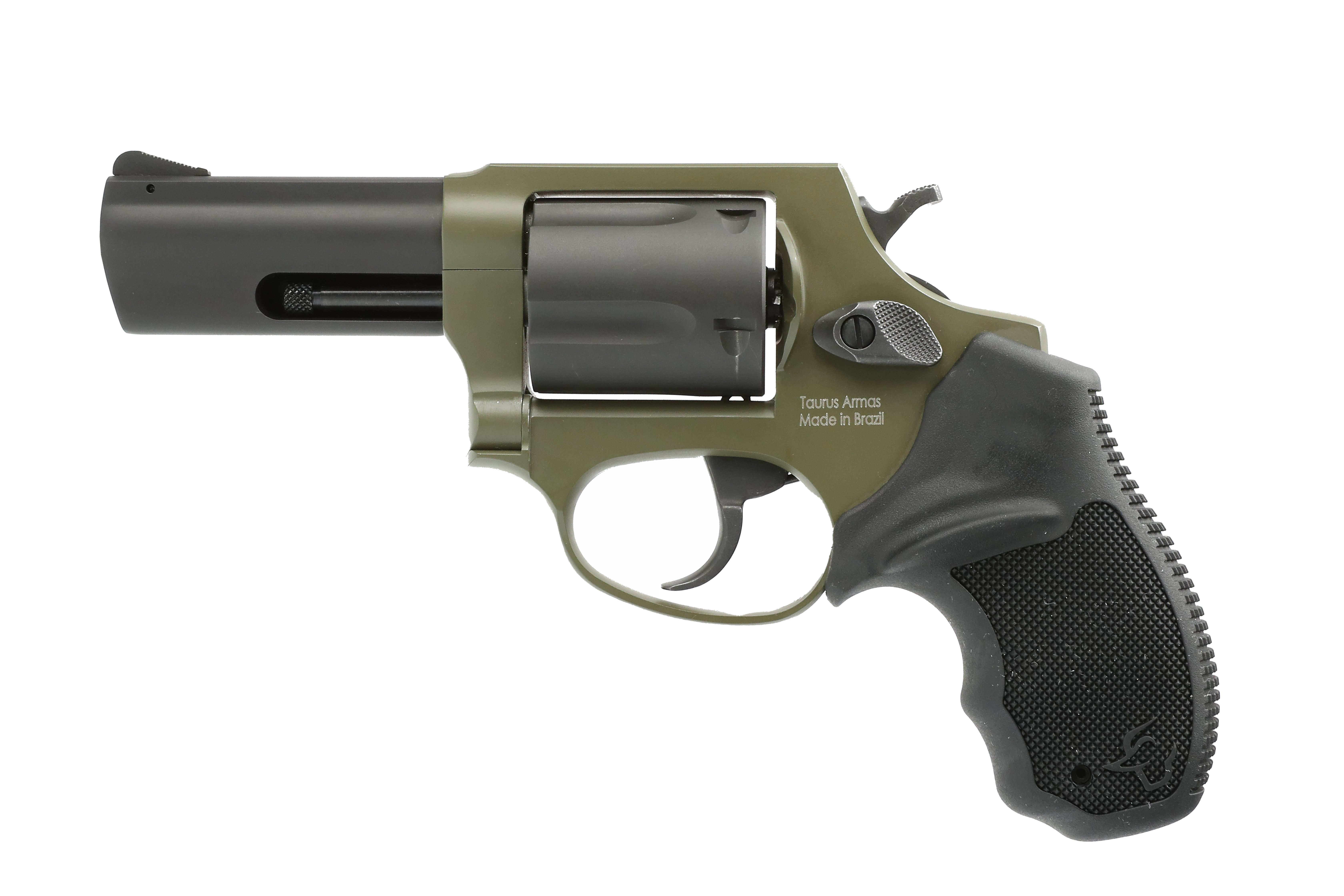 Taurus 2-60531F Revolver 605 .357 Mag 5rd Matte Black/Cerakote Green