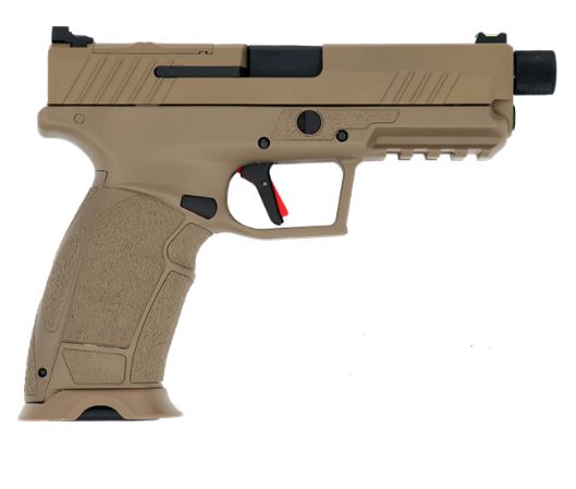 Tisas PX-9 Duty 9mm 4.6" FDE Cerakote Pistol 15000127 15+1 RMR Cut
