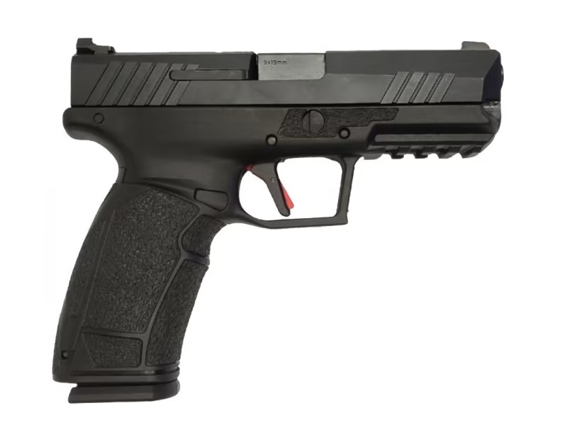 Tisas PX-910 Striker Fired 9mm Semi-Automatic Pistol, 4.1" Barrel, 18-Round, Black Finish, Fixed Iron Sights