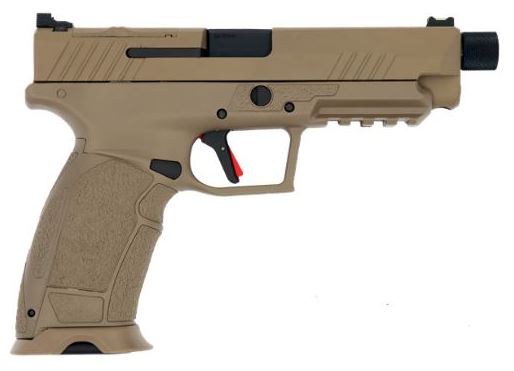 Tisas PX-9 15000206 9mm 5.1" FDE Cerakote Semi-Auto Pistol 15+1 RMR Cut