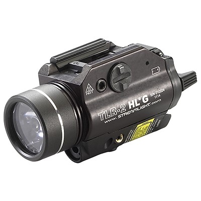 Streamlight 69265 TLR-2 HL G Gun Light 1000 Lumens LED Red Laser Black