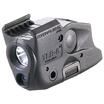 Streamlight TLR-6 Weapon Light w/Laser for Taurus GX4 Handgun, 100 Lumens, Red/White Output, 89m Beam, Black Polymer