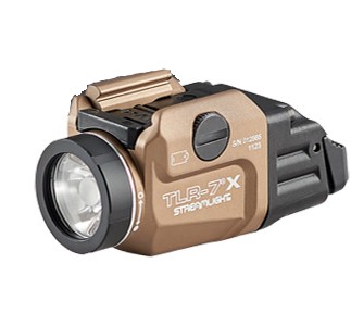 Streamlight 69429 TLR-7X Gun Light FDE 500 Lumens LED IPX7 Waterproof