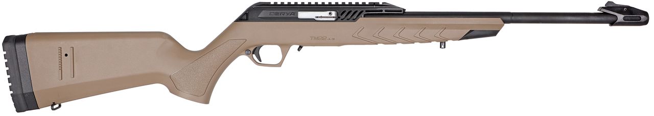 Derya Arms TM22.STAN.FDE.18 TM22 22 LR 18" Black Anodized Rifle
