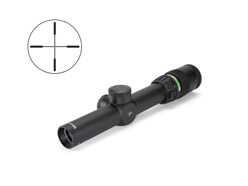 Trijicon 200071 AccuPoint Black Hardcoat Anodized 1-4x 24mm 30mm Tube...