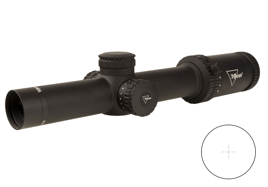 Trijicon Credo 1-6x24 (FFP) 30mm Rifle Scope w-Red MRAD Segmented Circle...