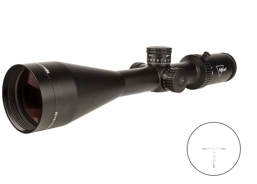 Trijicon 2900027 Credo HX 2.5-10x56mm Satin Black LED Red MOA Reticle Scope