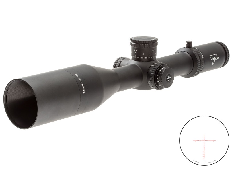 Trijicon Tenmile 4.5-30x56 Riflescope 34mm Tube Matte Black Red Green Retic