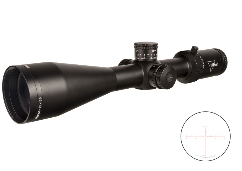 Trijicon 3000010 Tenmile HX Satin Black 5-25x50mm 30mm Tube LED Illumin...