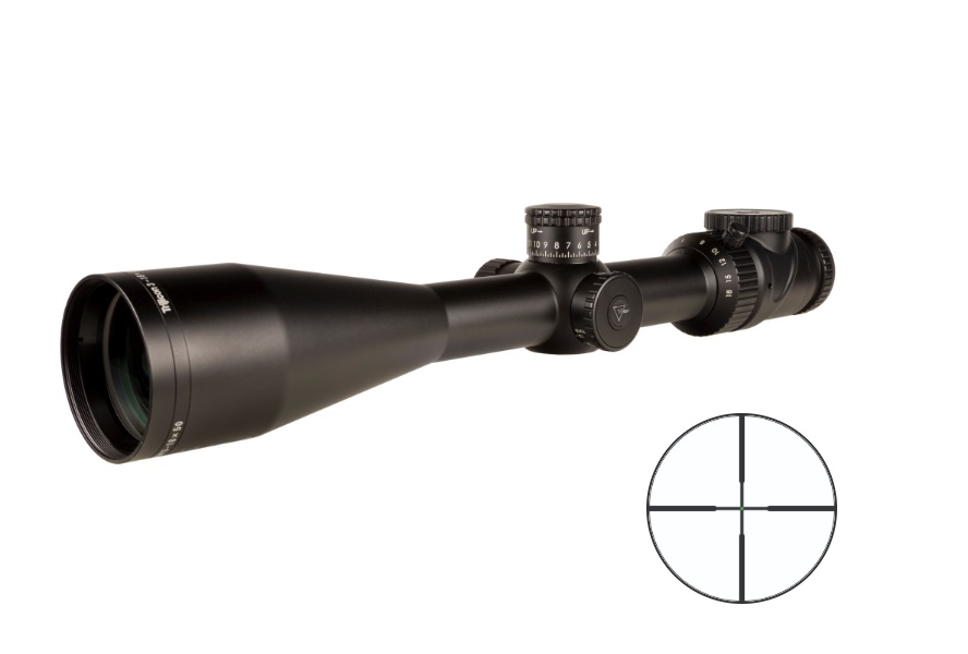 Trijicon 200166 AccuPoint 3-18x50mm Satin Black Illuminated Duplex Scope - Trijicon - 50MM