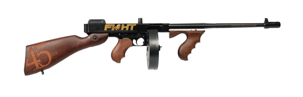 Auto-Ordnance T150DC9R 1927A-1 Trump Fight 45 ACP 18" Graphite Black & FX Gold Rifle
