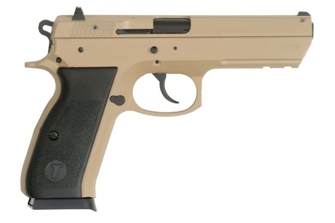 TriStar Sporting Arms T-120 9mm Semi-Auto Pistol - Item #: TS85096 / MFG Model #: 85096 / UPC: 713780850962 - T-120 9MM 4.7" DESERT 17+1   # 