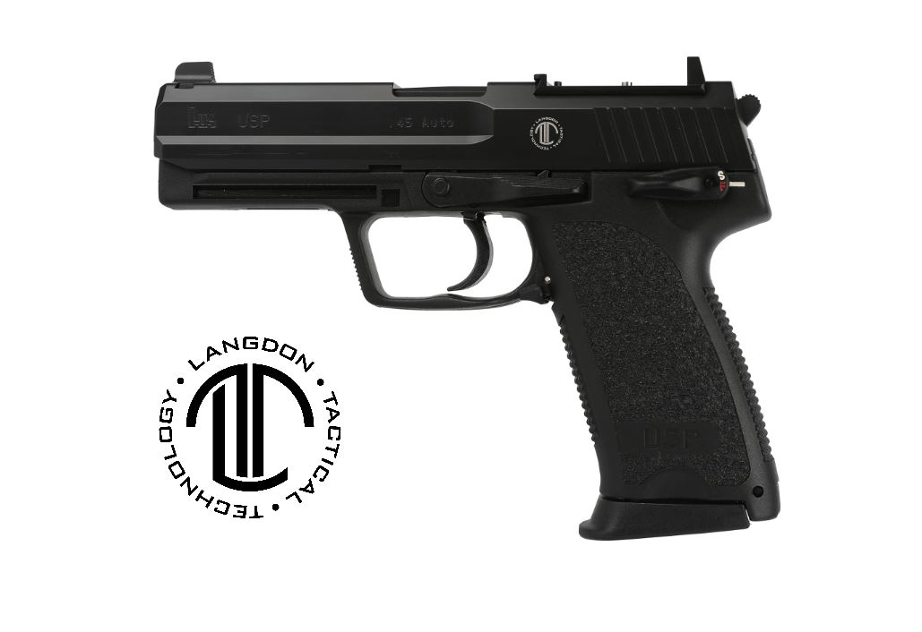 H&K LTT-USP45F-TJ-RMR 45 ACP 4.41" Black Cerakote Semi-Auto Pistol