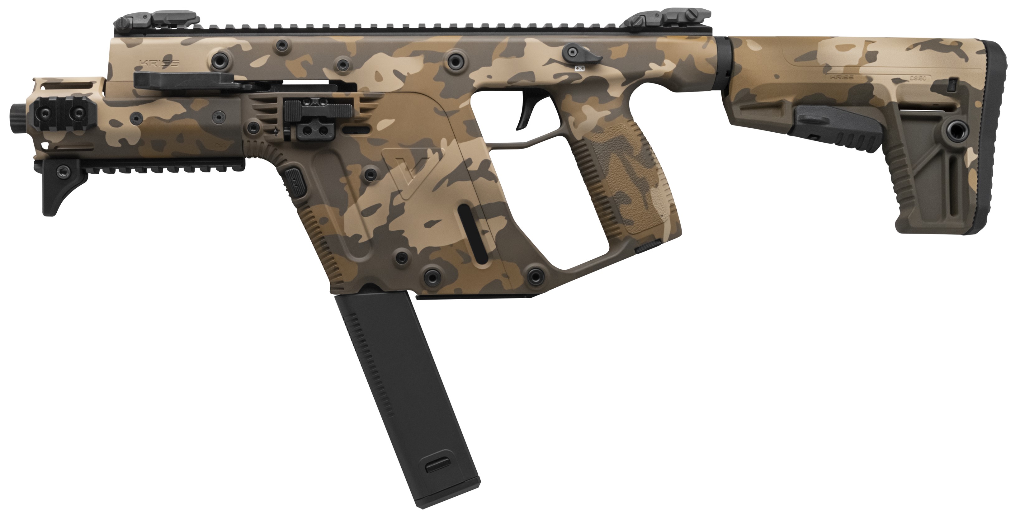 Kriss USA KV90-SMCFDE30 Vector SBR 9mm 6.5" FDE Cerakote 40+1 NFA