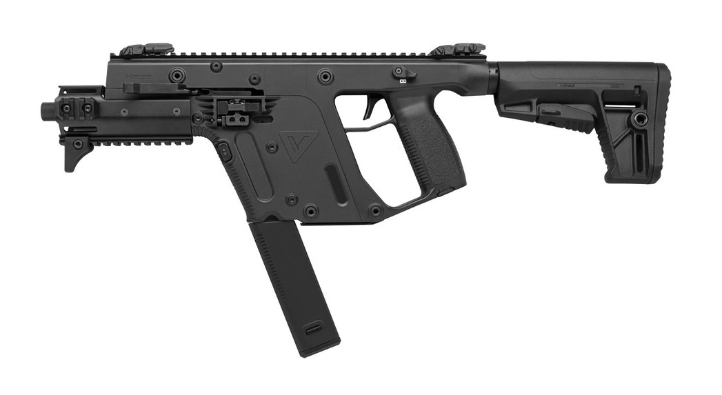 Kriss USA KV45-SBL30 Vector SBR 45 ACP 6.5" Black 30+1 NFA Rifle