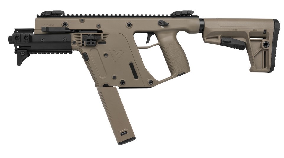 Kriss USA KV45-SFD30 Vector SBR 45 ACP 6.5" Flat Dark Earth 30+1