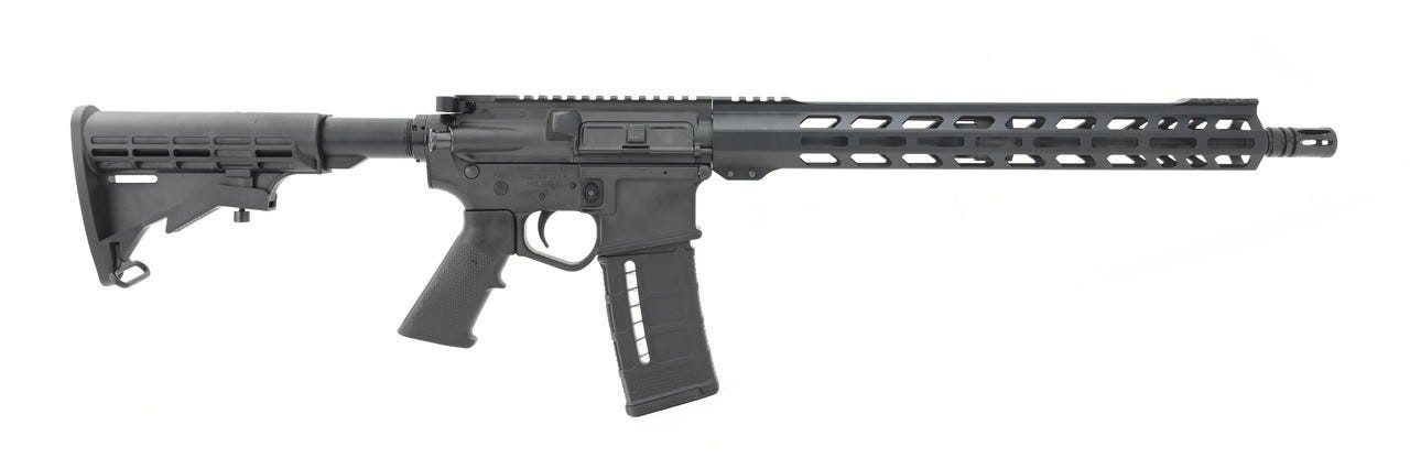 Wise Arms WA-15B 300 AAC Blackout 16" Rifle Black Cerakote 30+1