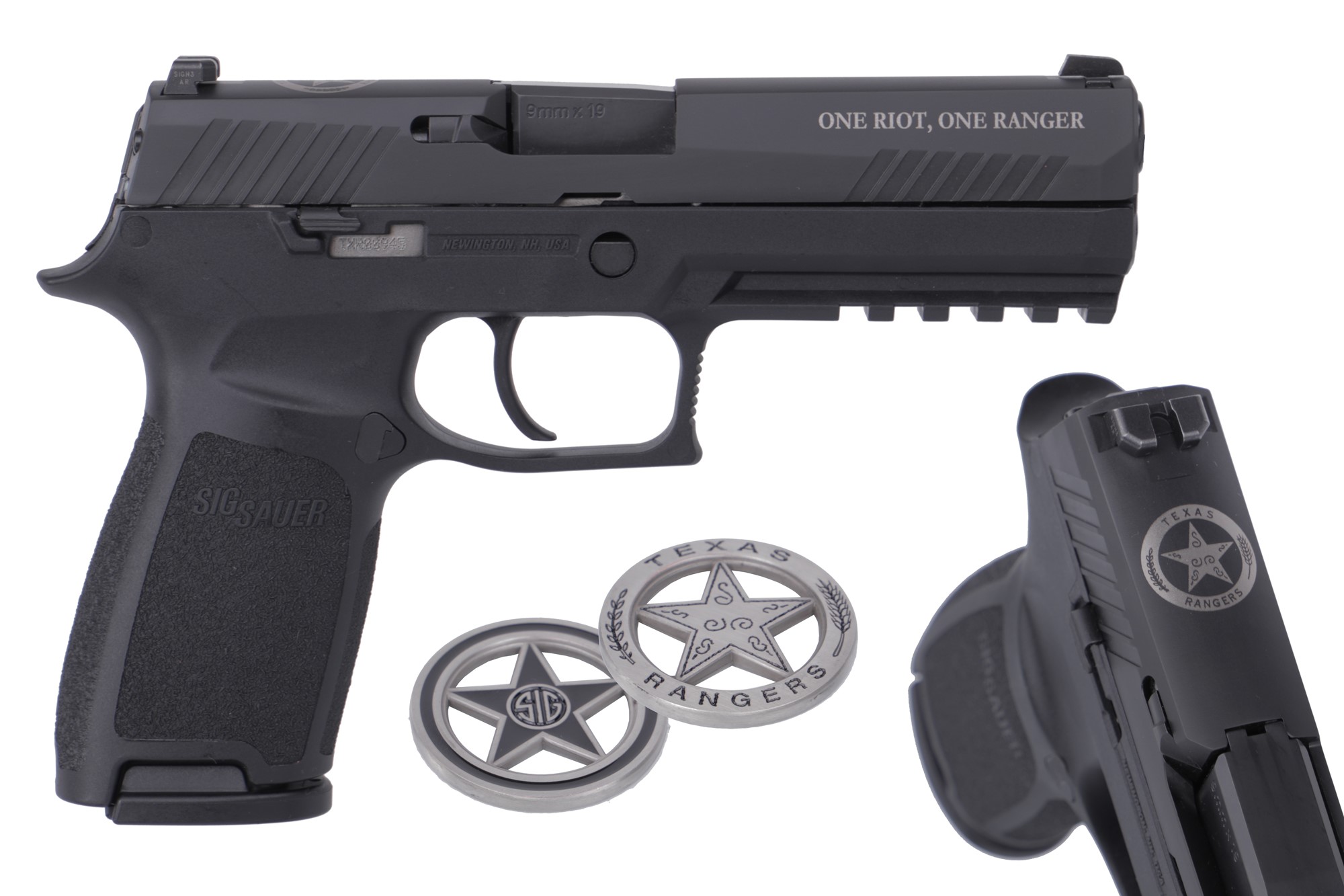 3x Tactical Handgun Magazine Belt Holder IWB for 9/.40/.45mm All Pistol Mags Set 