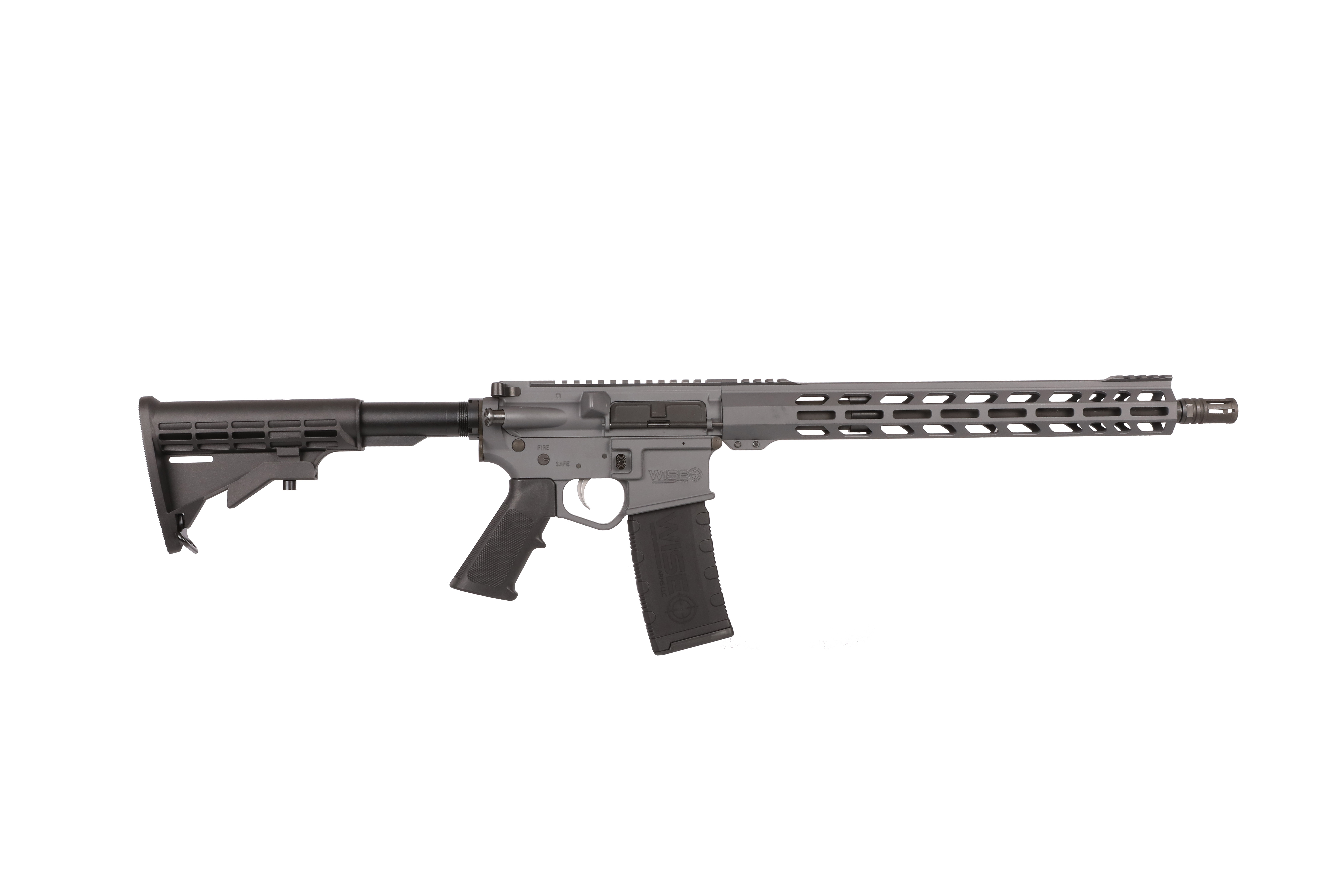 Wise Arms WA-15B 300 AAC Blackout Rifle 16" Sniper Grey Cerakote