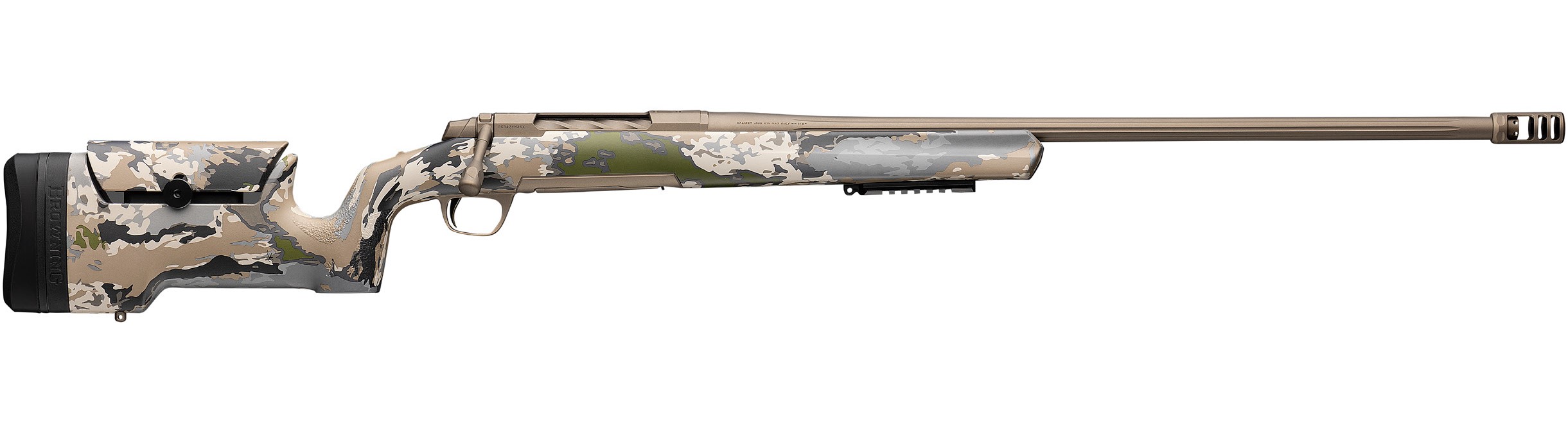 Browning 036107229 X-Bolt 2 HC MAX LR 300 Win Mag 26" Heavy Sporter Smoked Bronze Cerakote Rifle