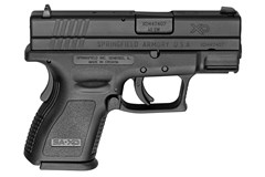 Springfield Armory XD Sub-Compact Essentials Pack 40 S&W 
Item #: SFXD9802 / MFG Model #: XD9802 / UPC: 706397168025
XD SUB-COMPACT 40SW BLK 10+1 XD ESSENTIALS PACKAGE | CA