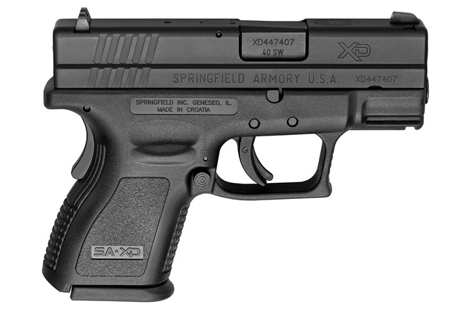 Springfield Armory XD Sub-Compact Essentials Pack 40 S&W Semi-Auto Pistol