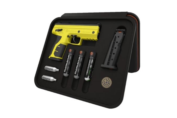 Byrna Technologies HD Ready Kit  Non-Lethal - Item #: BYBK68300Y / MFG Model #: BK68300_YELLOW / UPC: 810042110694 - BYRNA HD READY KIT YELLOW BK68300_YELLOW